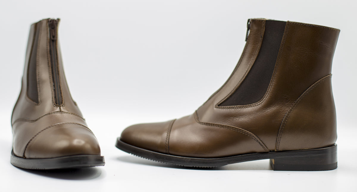 Stivaletto zip anteriore 2445 – Marrone